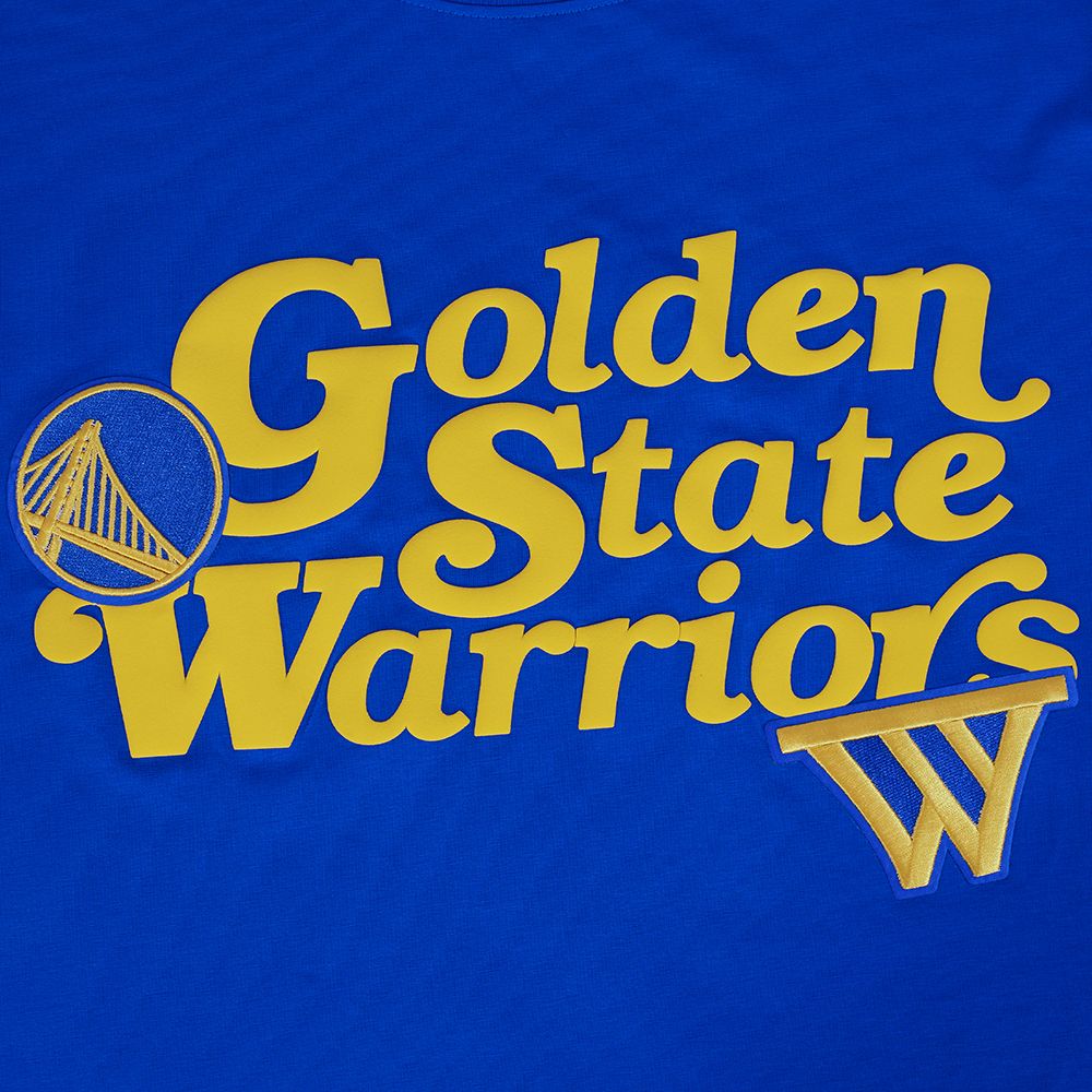 Pro Standard Men's Golden State Warriors Blue Souvenir Short Sleeve T-Shirt product image