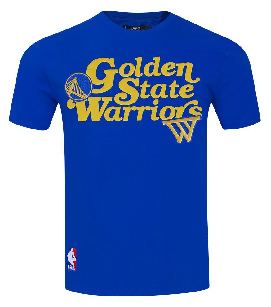Pro Standard Men's Golden State Warriors Blue Souvenir Short Sleeve T-Shirt product image