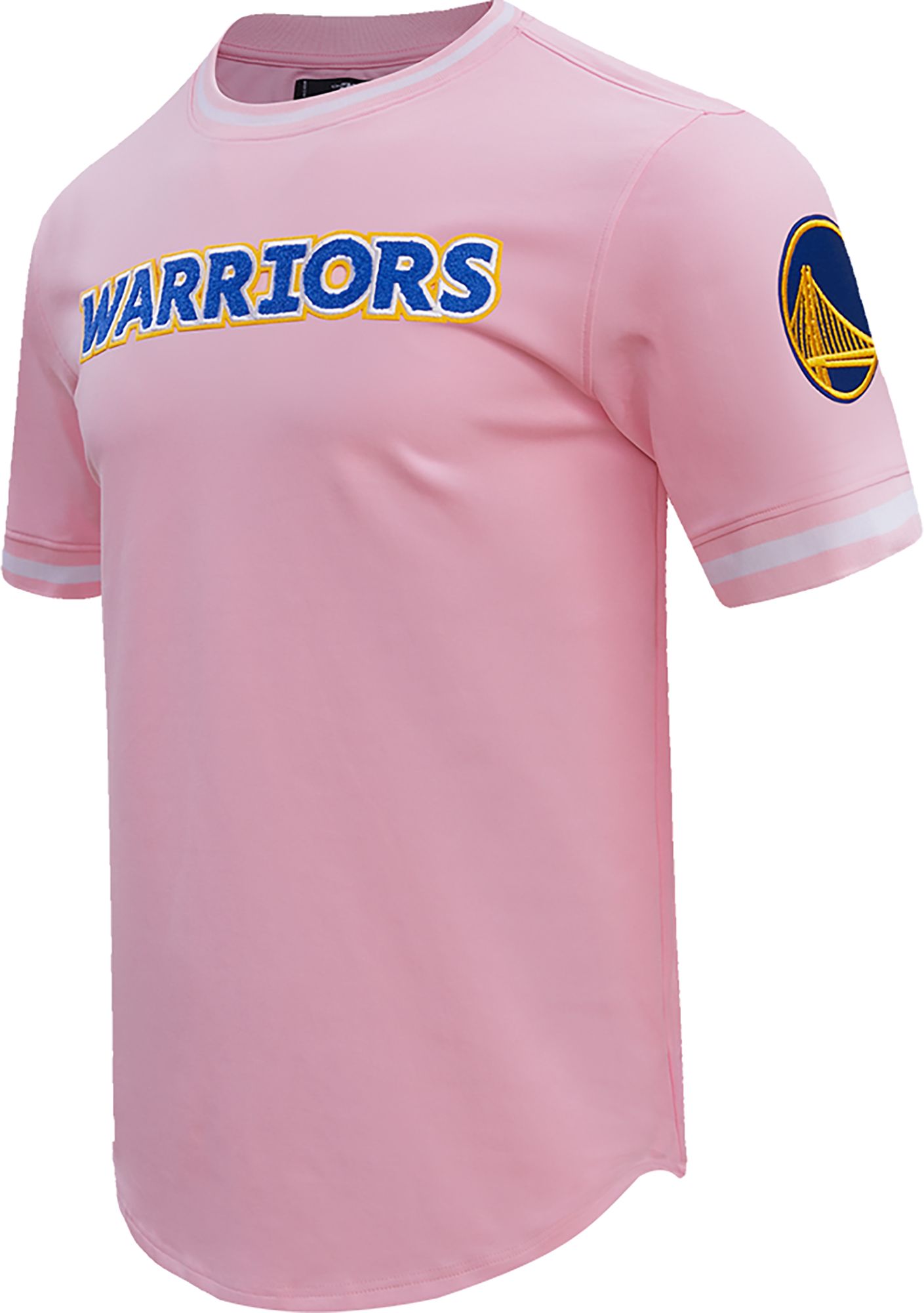 Pro Standard Men's Golden State Warriors Pink Chenille T-Shirt product image