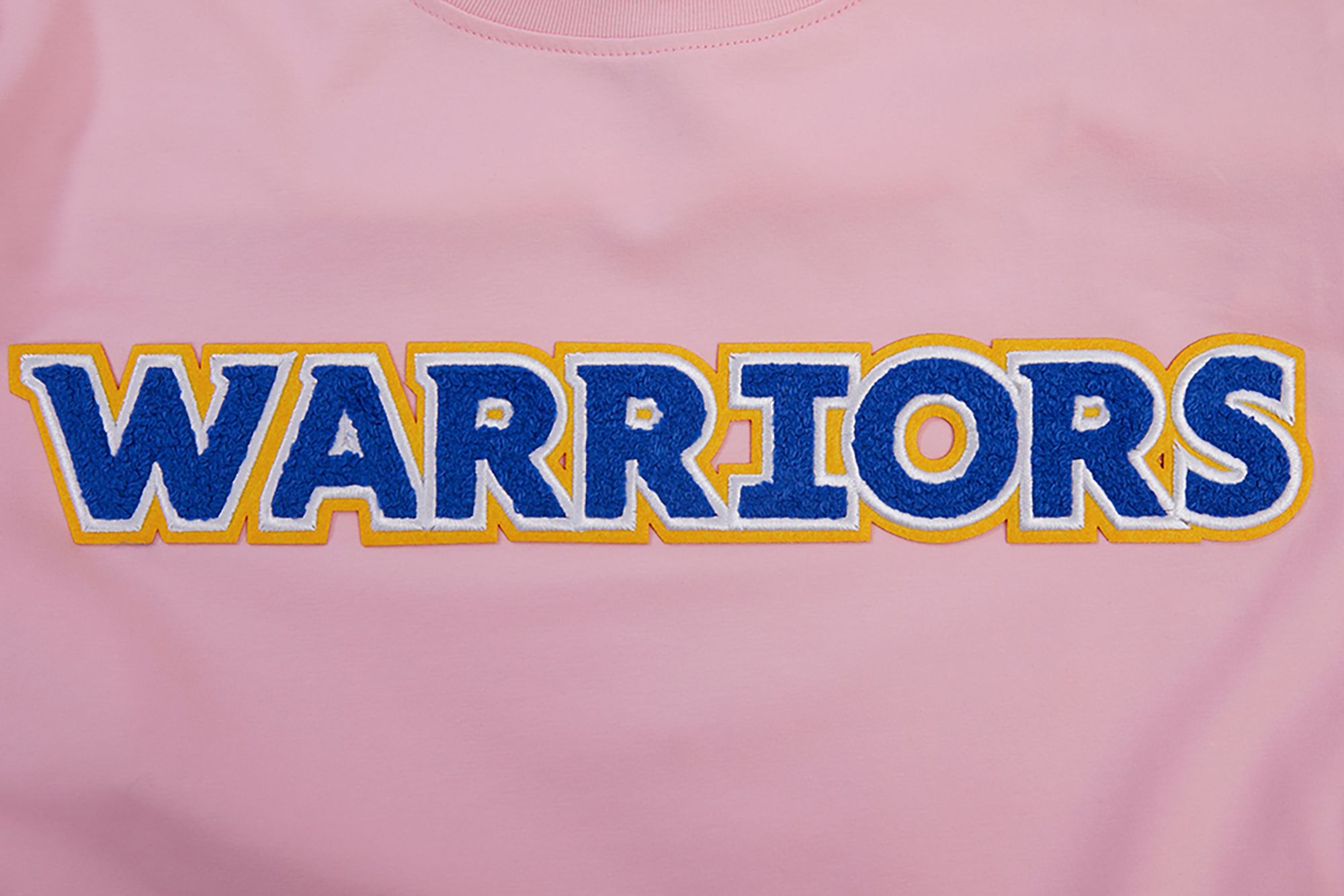 Pro Standard Men's Golden State Warriors Pink Chenille T-Shirt product image