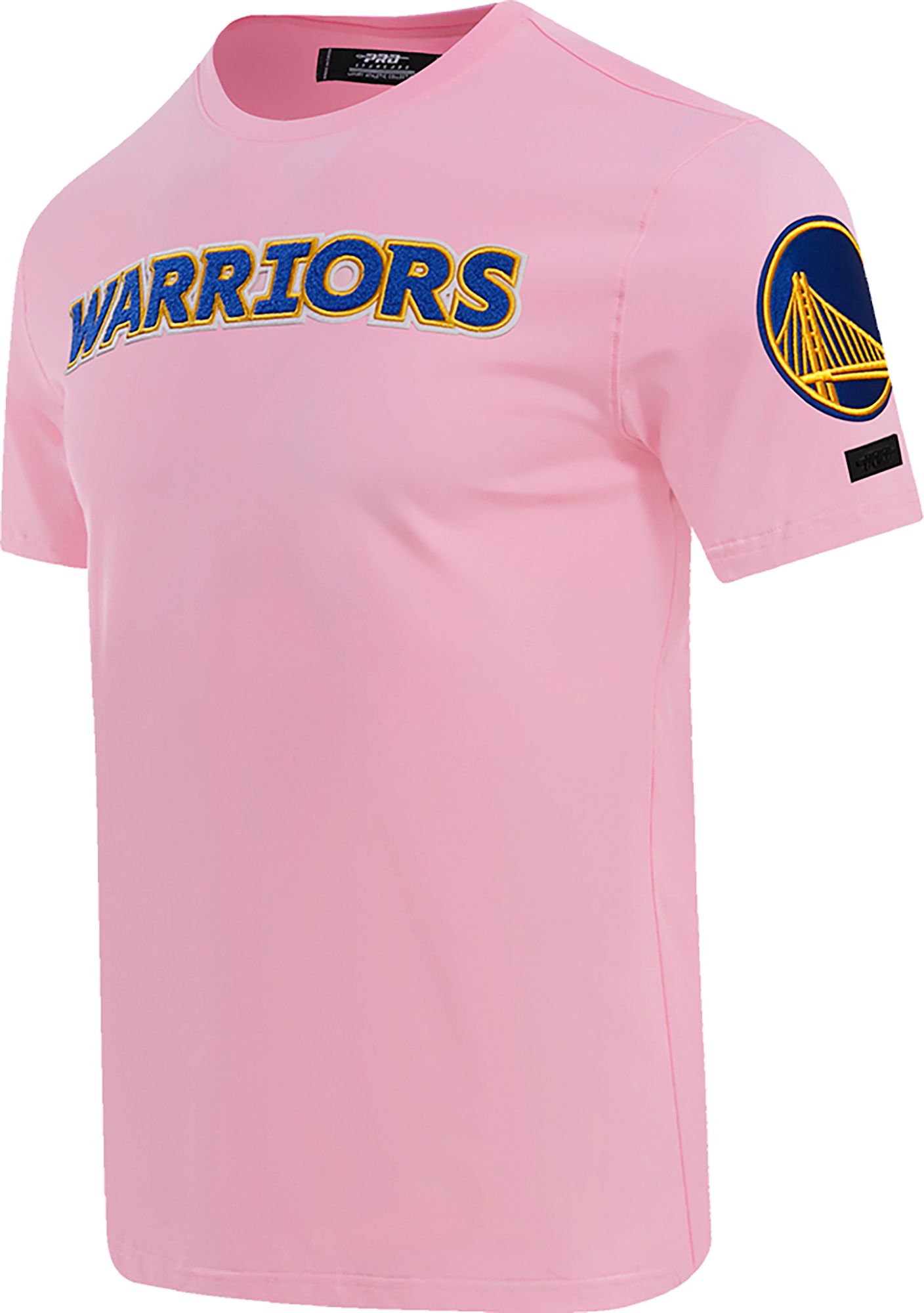 Pro Standard Men's Golden State Warriors Pink Logo Pro Team T-Shirt product image