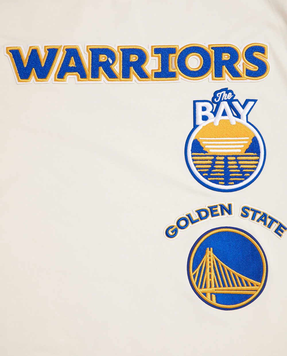 Pro Standard Adult Golden State Warriors White Retro Striped T-Shirt product image