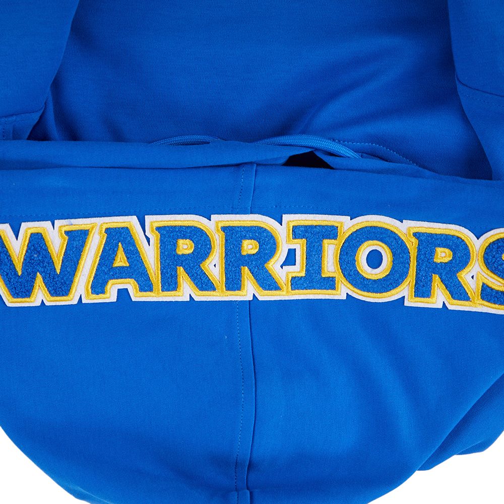 Pro Standard Men's Golden State Warriors Blue Classic Chenille Pullover Hoodie product image