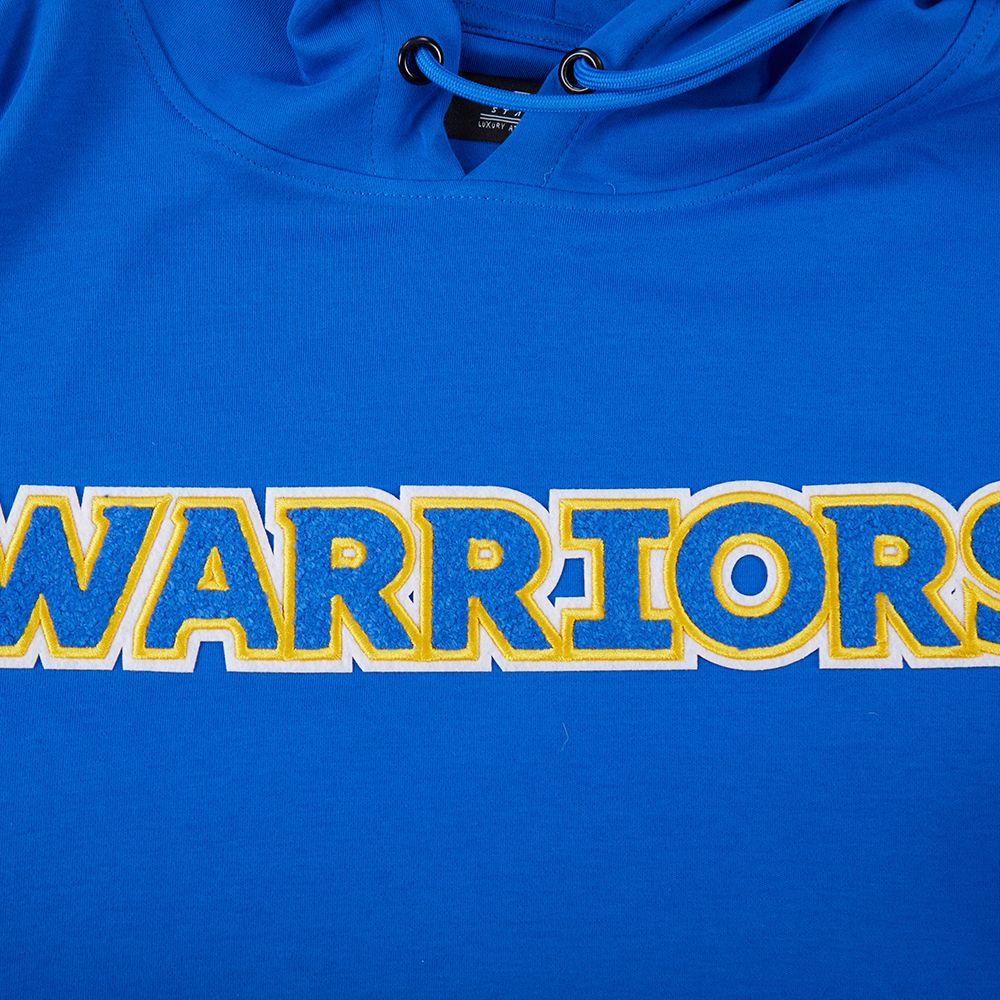 Pro Standard Men's Golden State Warriors Blue Classic Chenille Pullover Hoodie product image
