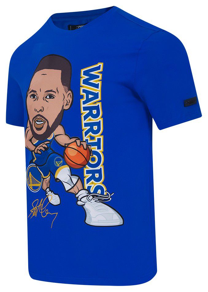 Pro Standard Men's Golden State Warriors Stephen Curry Blue Remix T-Shirt product image