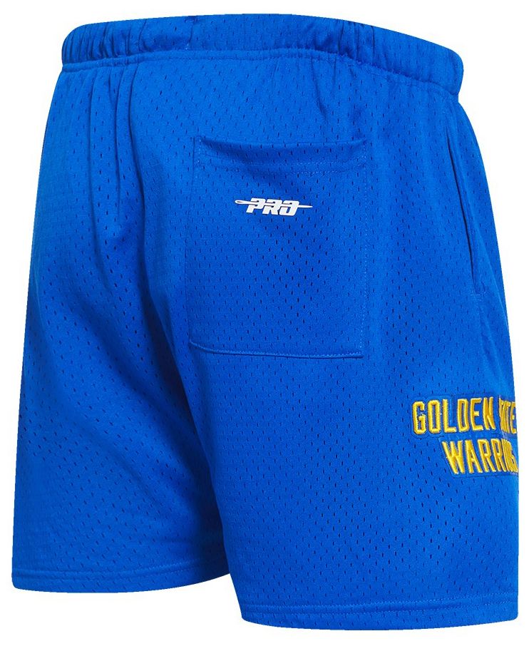 Pro Standard Men's Golden State Warriors Blue Classic Mesh Shorts product image
