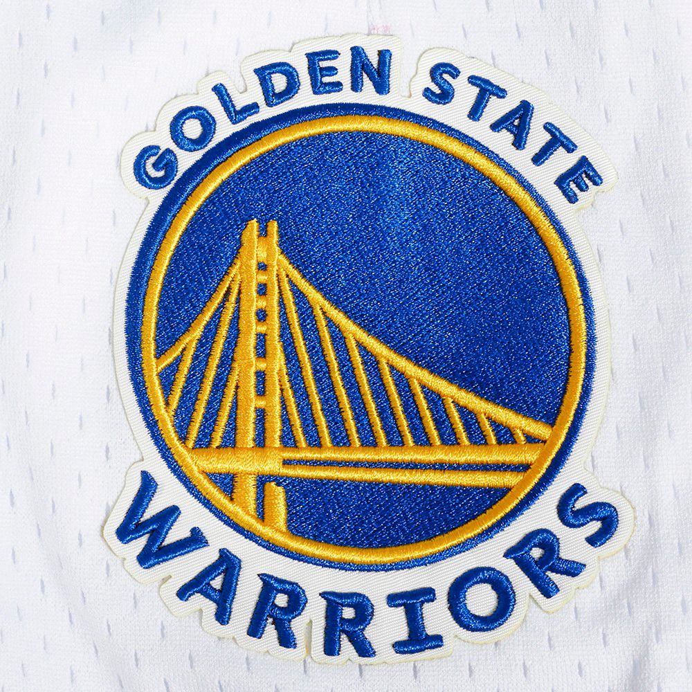 Pro Standard Men's Golden State Warriors White Classic Mesh Shorts product image