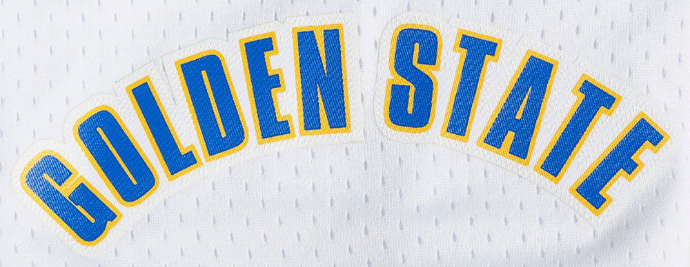 Pro Standard Men's Golden State Warriors White Classic Mesh Shorts product image