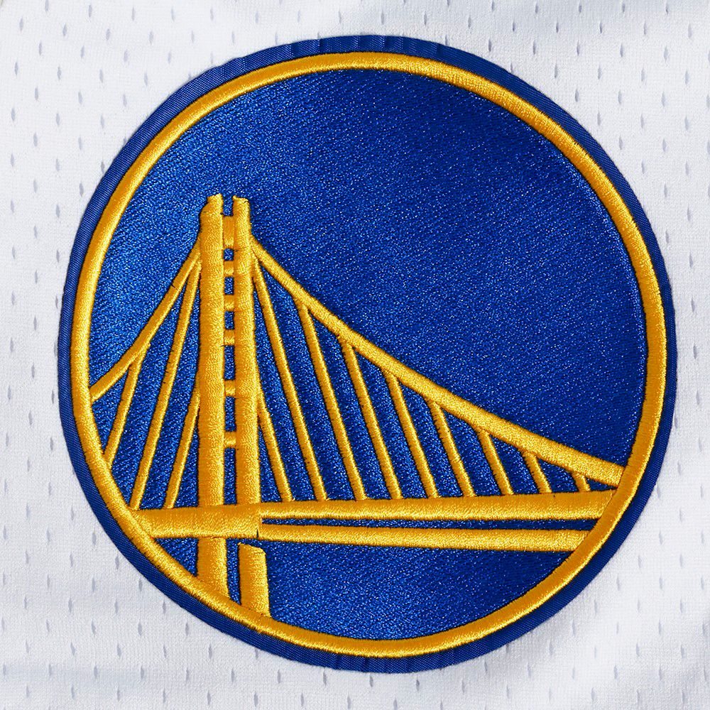 Pro Standard Men's Golden State Warriors White Classic Mesh Shorts product image