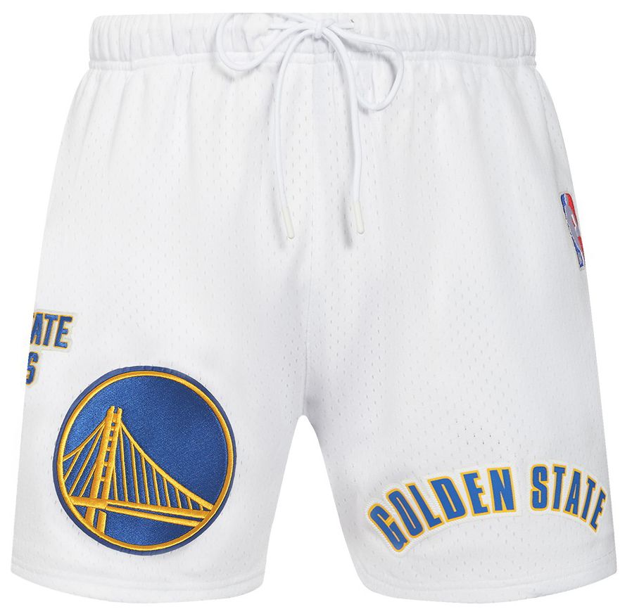 Pro Standard Men's Golden State Warriors White Classic Mesh Shorts product image
