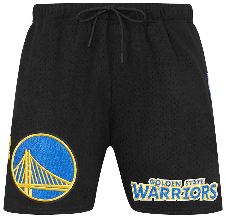 Pro Standard Men's Golden State Warriors Black Souvenir Mesh Shorts product image