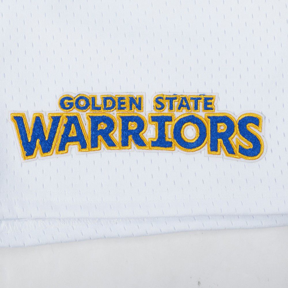 Pro Standard Men's Golden State Warriors White Souvenir Mesh Shorts product image