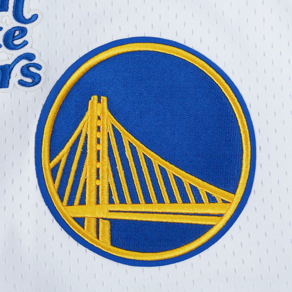 Pro Standard Men's Golden State Warriors White Souvenir Mesh Shorts product image
