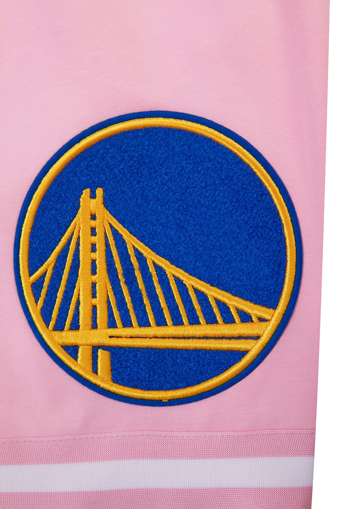 Pro Standard Men's Golden State Warriors Pink Chenille Shorts product image