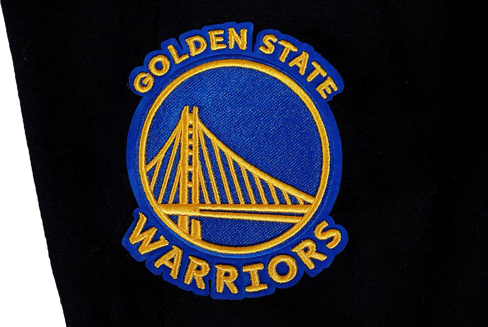 Pro Standard Men's Golden State Warriors Black Script Tail Rib Fleece Sweatpants product image