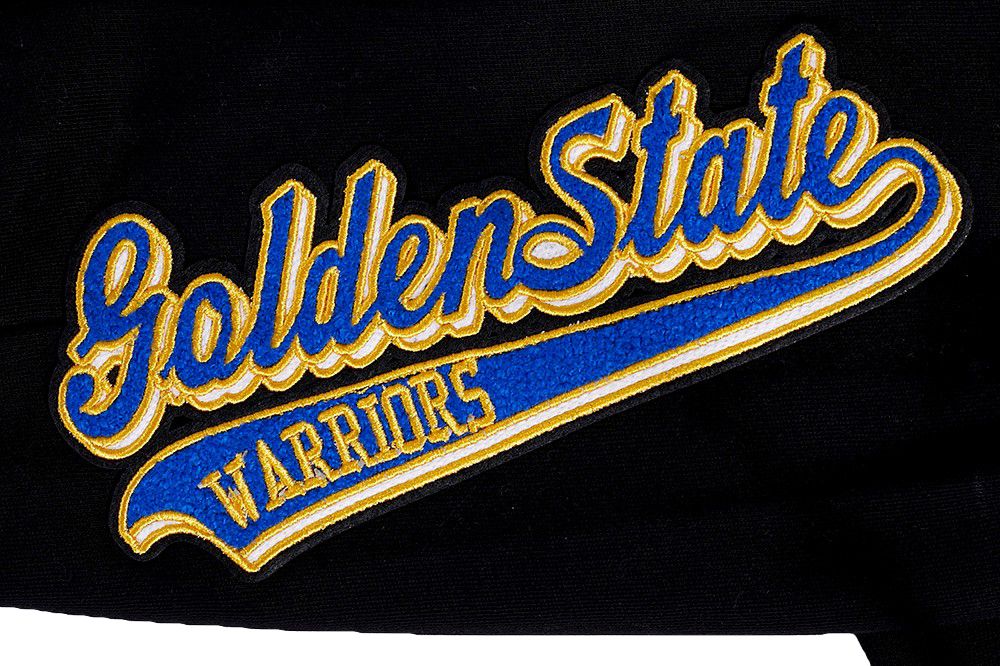 Pro Standard Men's Golden State Warriors Black Script Tail Rib Fleece Sweatpants product image