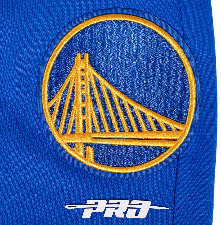 Pro Standard Men's Golden State Warriors Blue Script Tail Rib Fleece Sweatpants product image