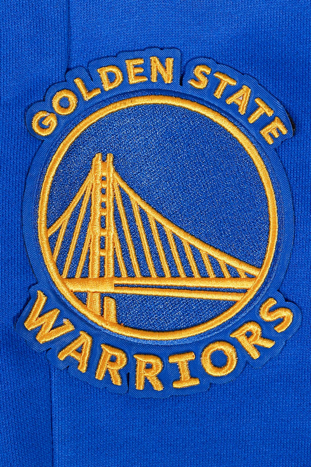 Pro Standard Men's Golden State Warriors Blue Script Tail Rib Fleece Sweatpants product image