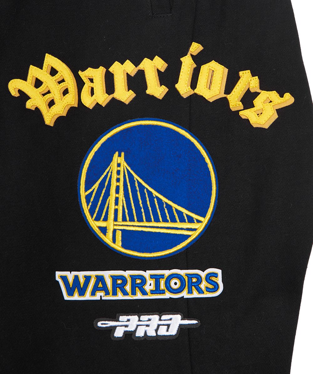 Pro Standard Men's Golden State Warriors Black Old English Fleece Sweatpants product image