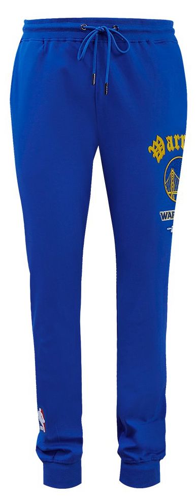 Pro Standard Men's Golden State Warriors Blue Old English Fleece Sweatpants product image