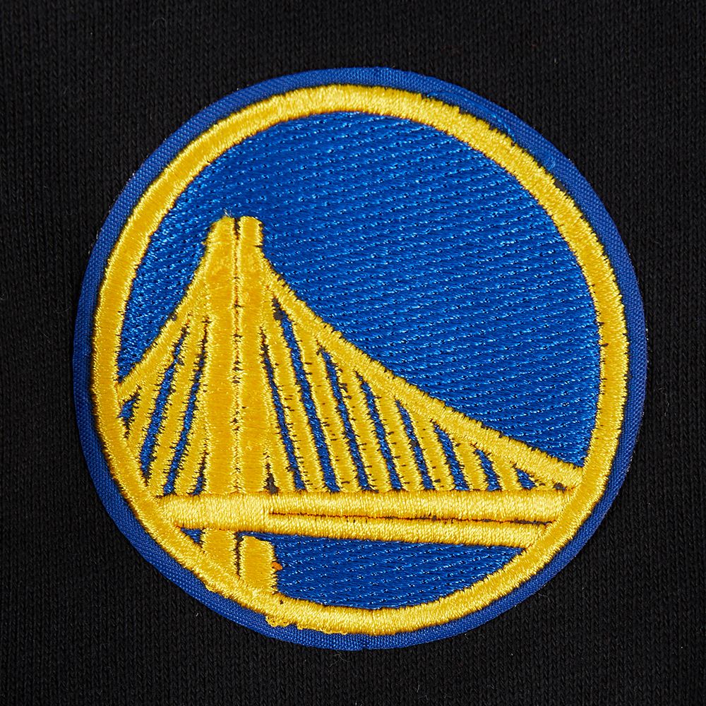 Pro Standard Men's Golden State Warriors Black Mash Up Rib Fleece Sweatpants product image