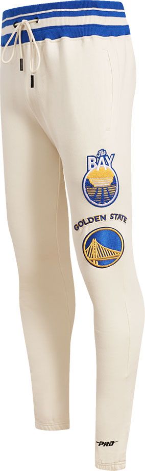 Pro Standard Adult Golden State Warriors White Retro Fleece Sweatpants product image