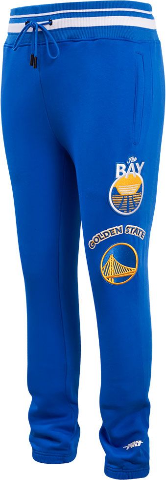 Pro Standard Adult Golden State Warriors Blue Retro Fleece Sweatpants product image