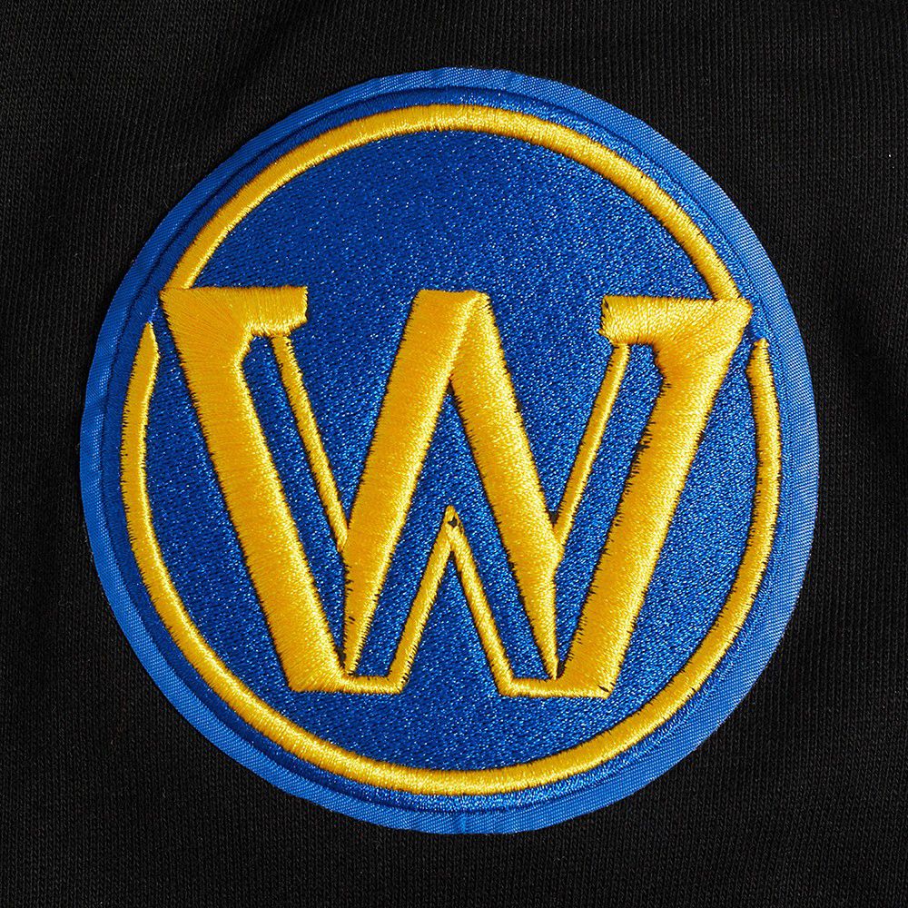 Pro Standard Men's Golden State Warriors Black Old English Fleece Crew Neck Sweatshirt product image