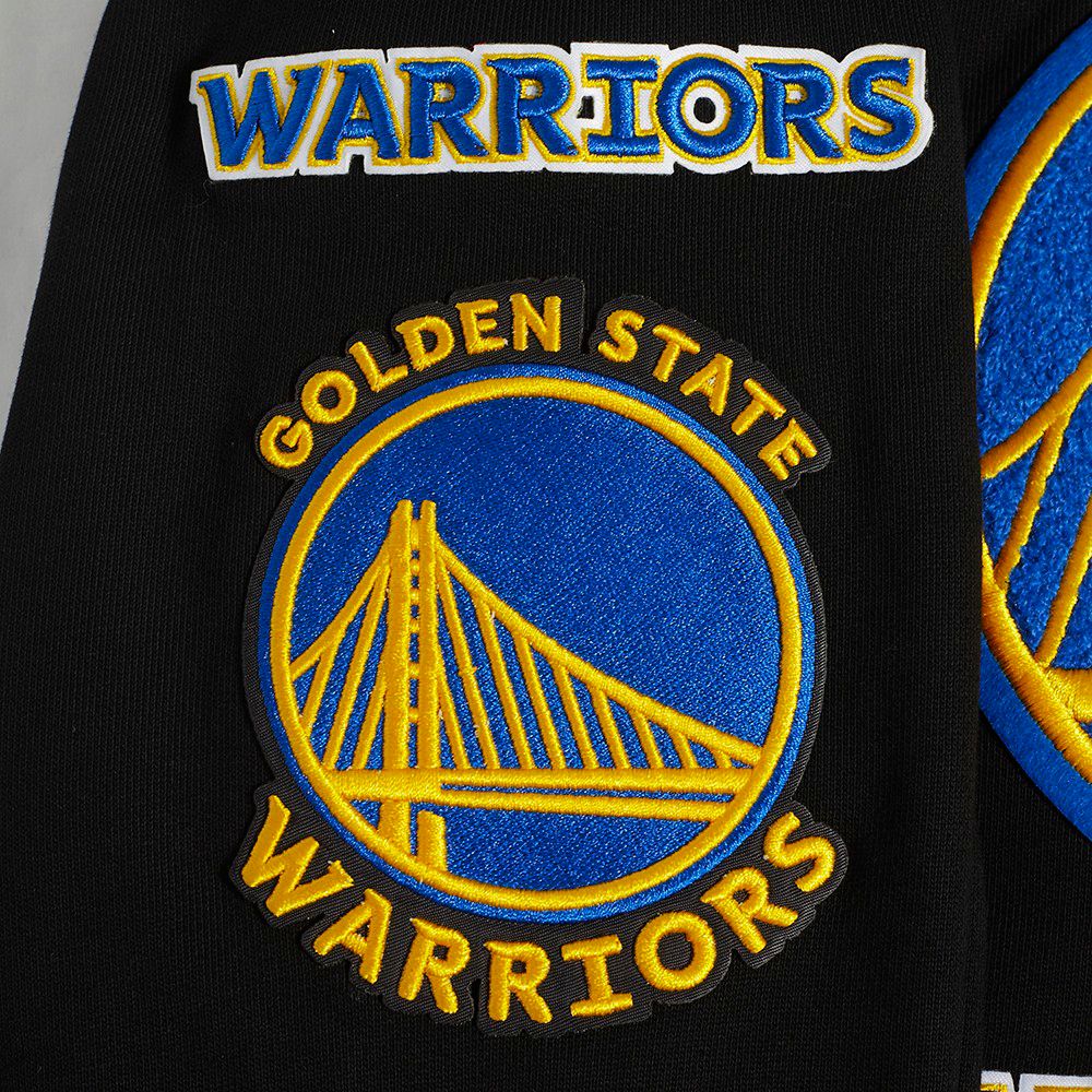 Pro Standard Men's Golden State Warriors Black Old English Fleece Pullover Hoodie product image