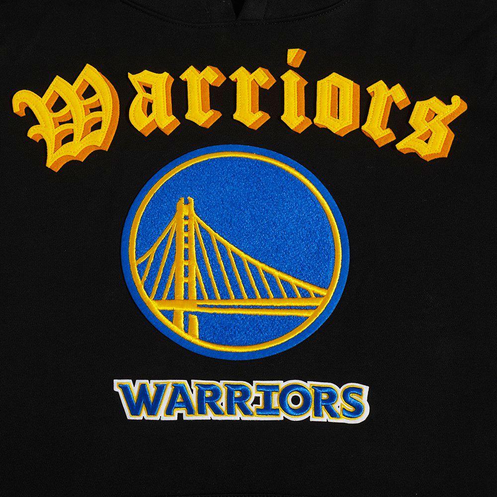 Pro Standard Men's Golden State Warriors Black Old English Fleece Pullover Hoodie product image