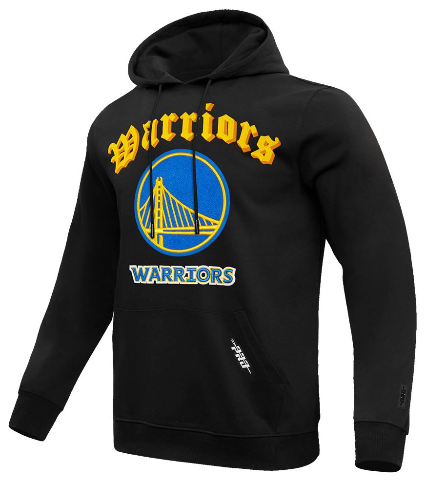 Pro Standard Men's Golden State Warriors Black Old English Fleece Pullover Hoodie product image