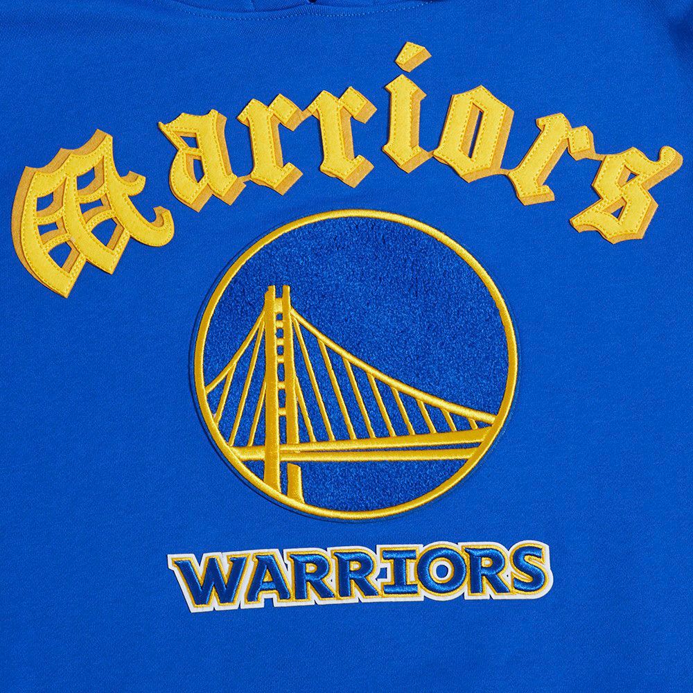 Pro Standard Men's Golden State Warriors Blue Old English Fleece Pullover Hoodie product image