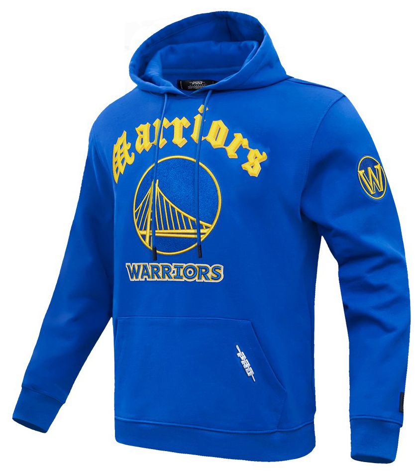 Pro Standard Men's Golden State Warriors Blue Old English Fleece Pullover Hoodie product image