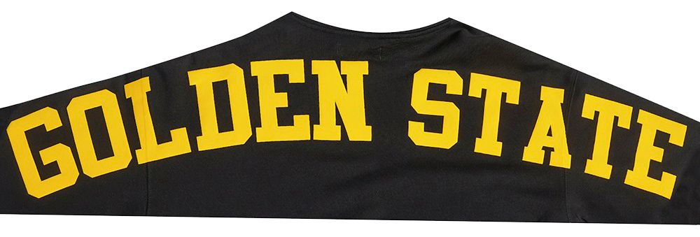 Pro Standard Men's Golden State Warriors Black Wing Span Drop Fleece Hoodie product image