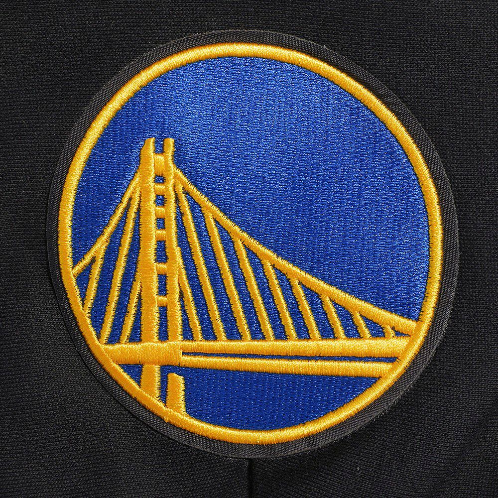 Pro Standard Men's Golden State Warriors Black Wing Span Drop Fleece Hoodie product image