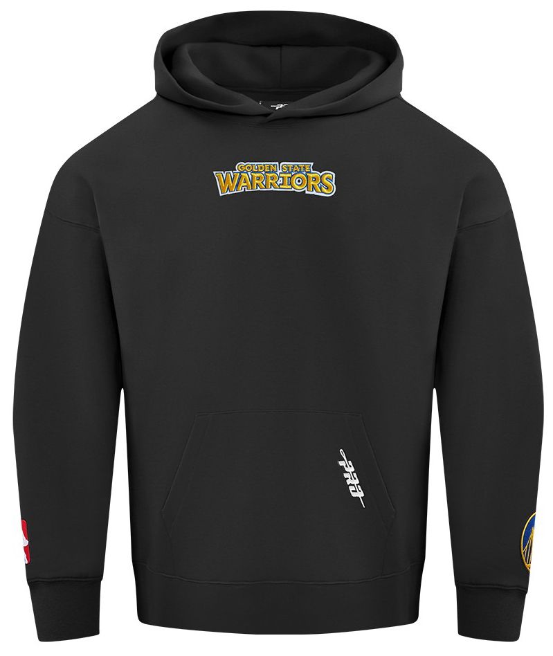 Pro Standard Men's Golden State Warriors Black Wing Span Drop Fleece Hoodie product image