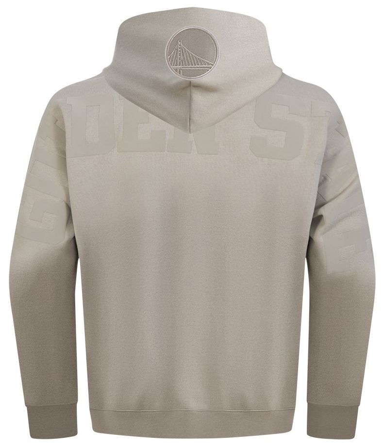 Pro Standard Men's Golden State Warriors Taupe Wing Span Drop Fleece Hoodie product image