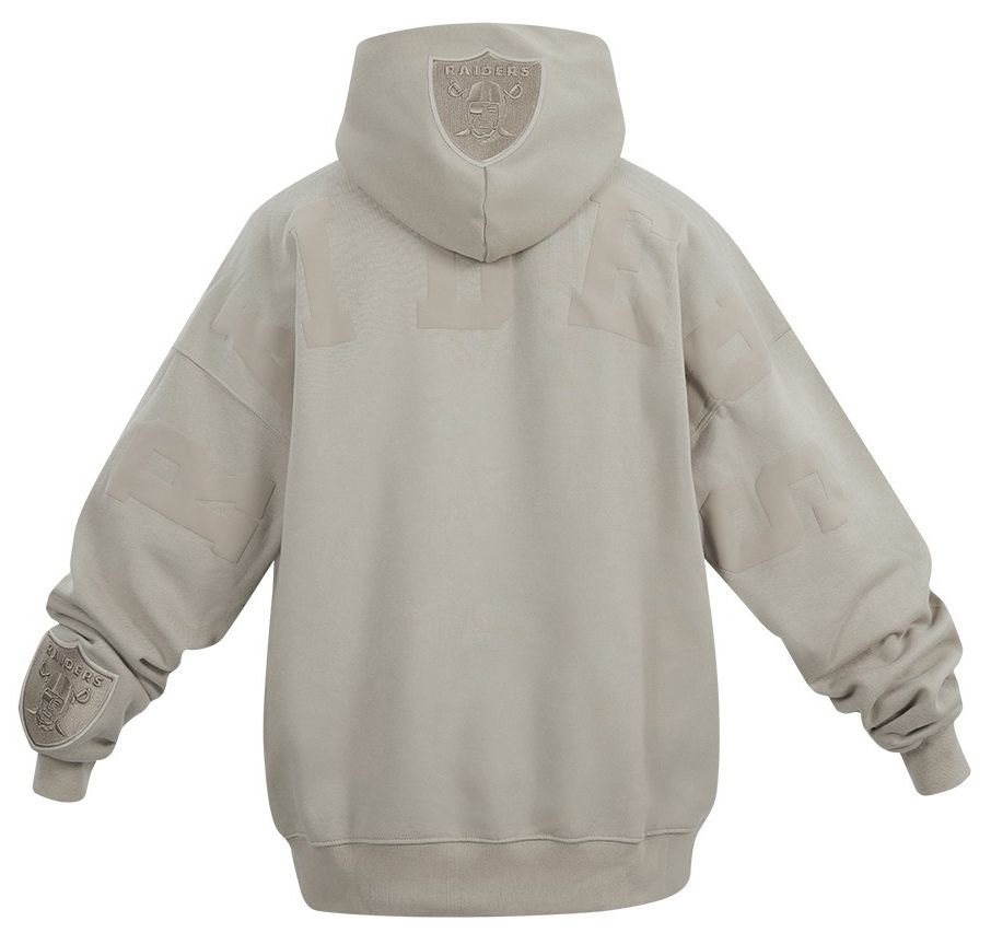 Pro Standard Men's Golden State Warriors Taupe Wing Span Drop Fleece Hoodie product image