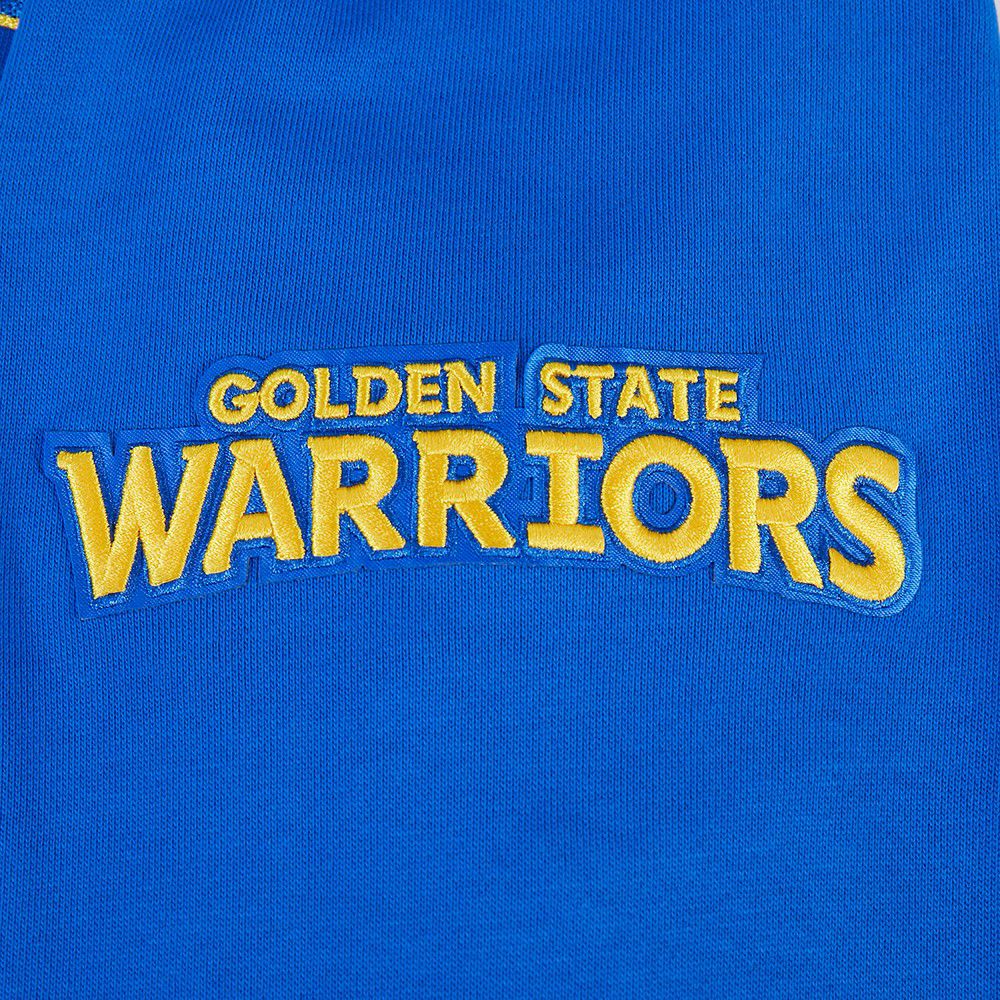 Pro Standard Men's Golden State Warriors Blue Arch 1/4 Zip Pullover product image
