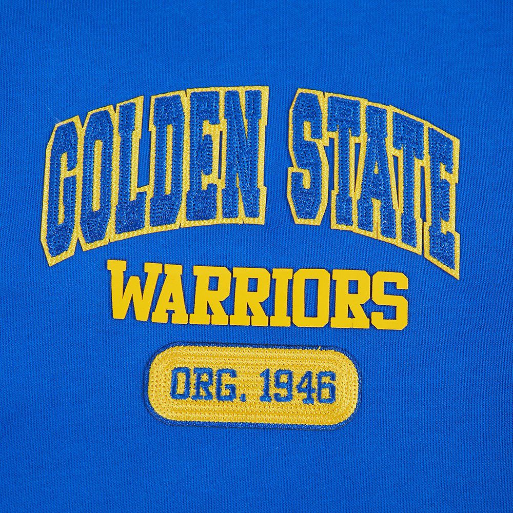 Pro Standard Men's Golden State Warriors Blue Arch 1/4 Zip Pullover product image