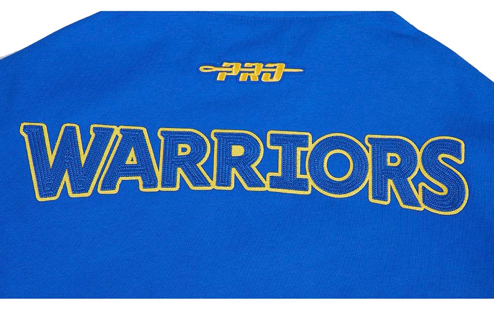 Pro Standard Men's Golden State Warriors Blue Arch 1/4 Zip Pullover product image