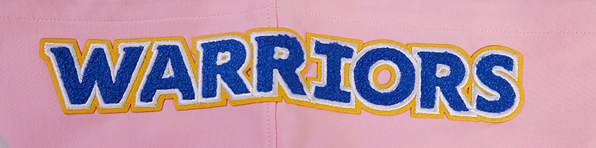 Pro Standard Men's Golden State Warriors Pink Chenille Pullover Hoodie product image