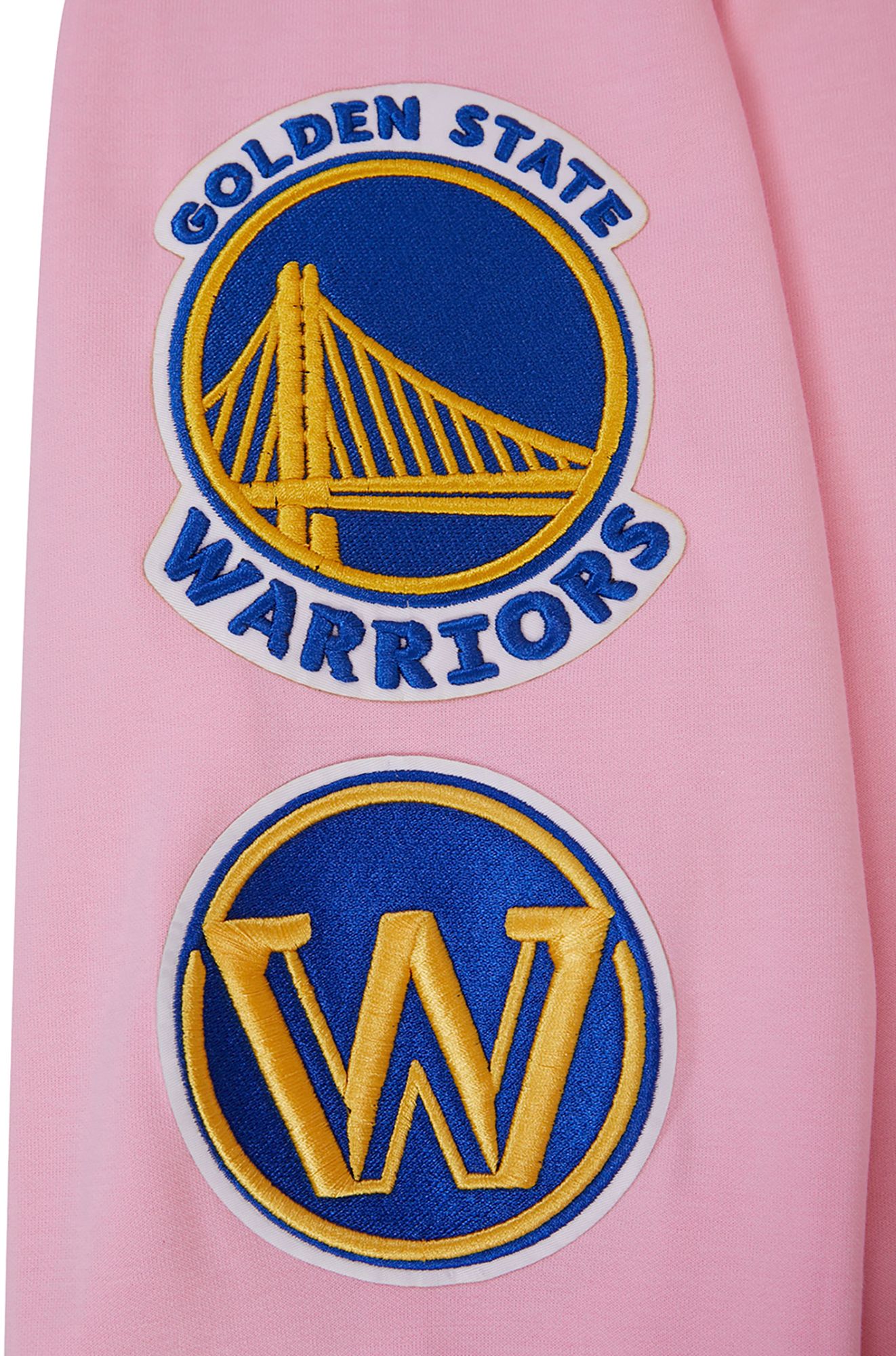 Pro Standard Men's Golden State Warriors Pink Chenille Pullover Hoodie product image