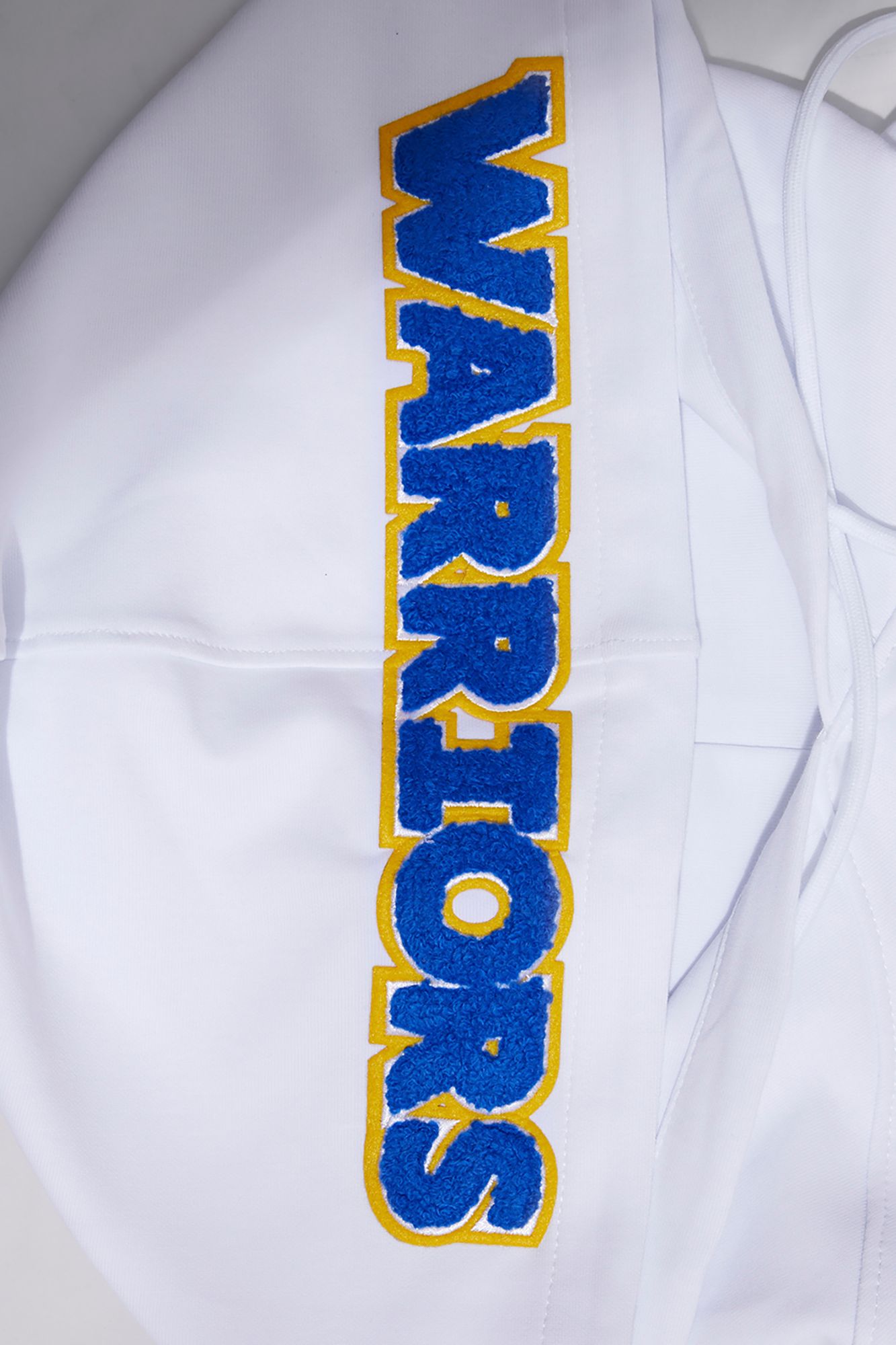 Pro Standard Men's Golden State Warriors White Chenille Pullover Hoodie product image