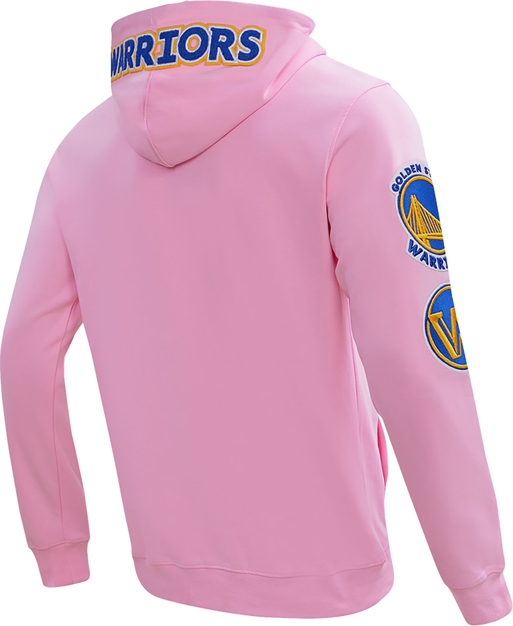 Pro Standard Men's Golden State Warriors Pink Chenille Full Zip Hoodie product image