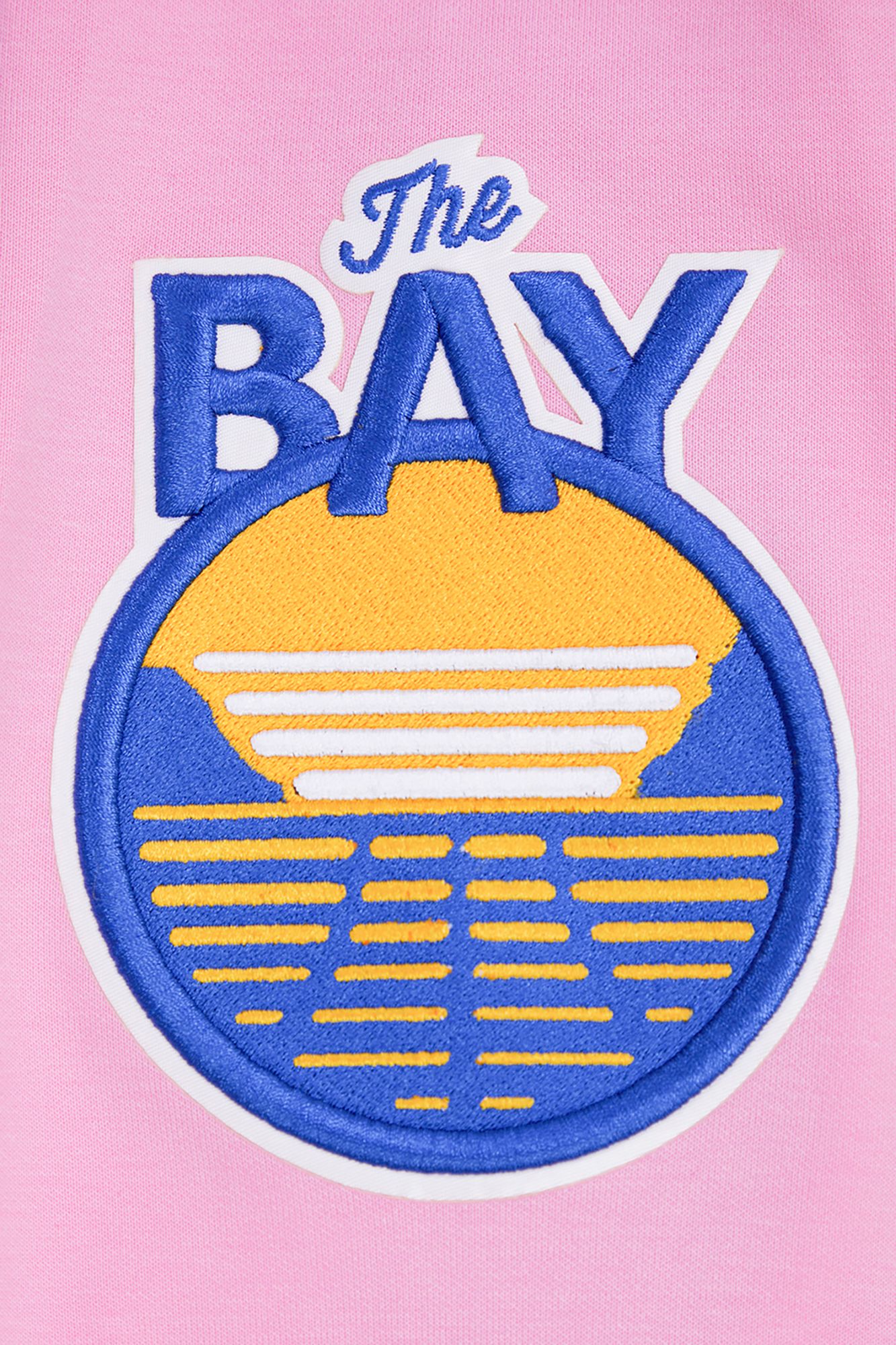 Pro Standard Men's Golden State Warriors Pink Chenille Full Zip Hoodie product image