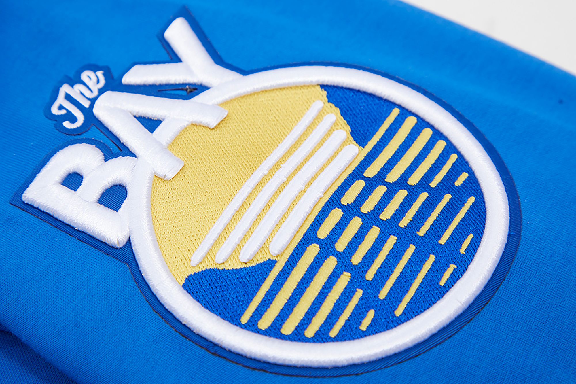 Pro Standard Men's Golden State Warriors Royal Chenille Full Zip Hoodie product image