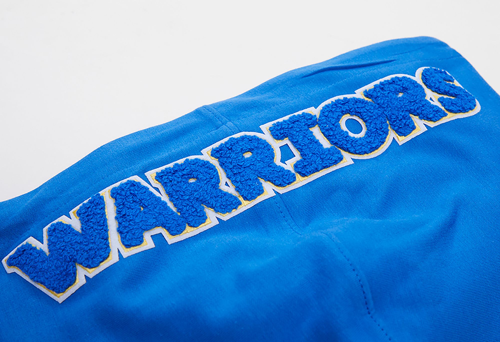 Pro Standard Men's Golden State Warriors Royal Chenille Full Zip Hoodie product image