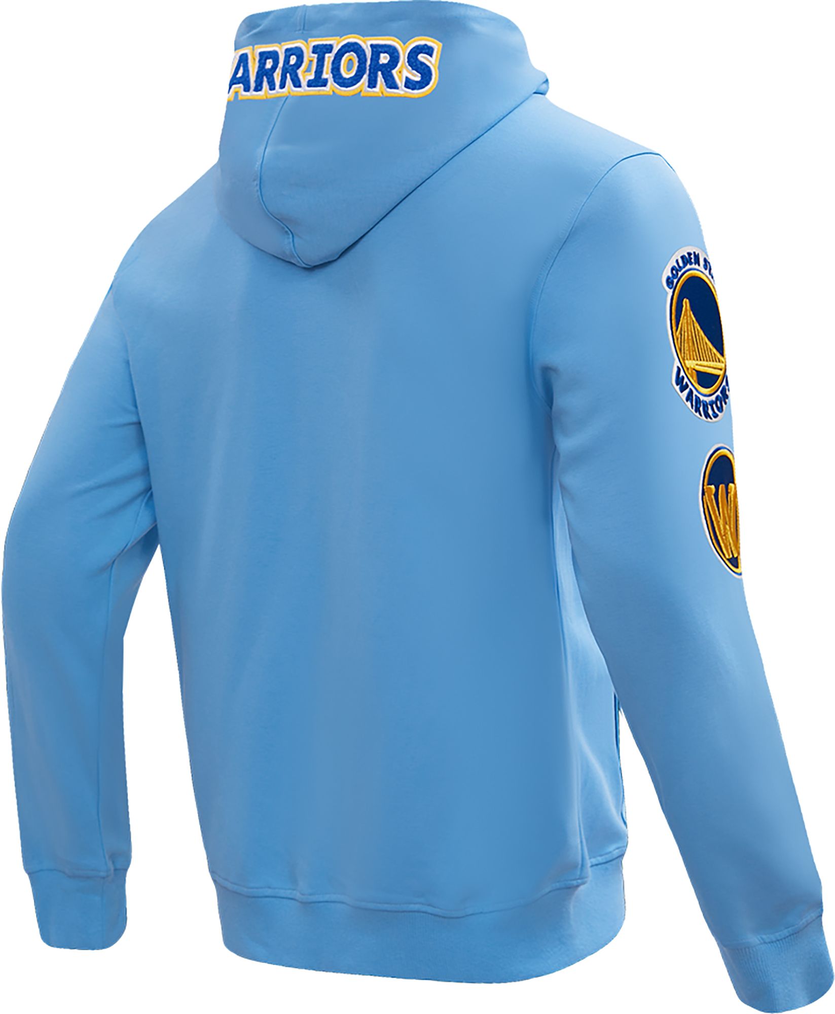 Pro Standard Men's Golden State Warriors Blue Chenille Full Zip Hoodie product image