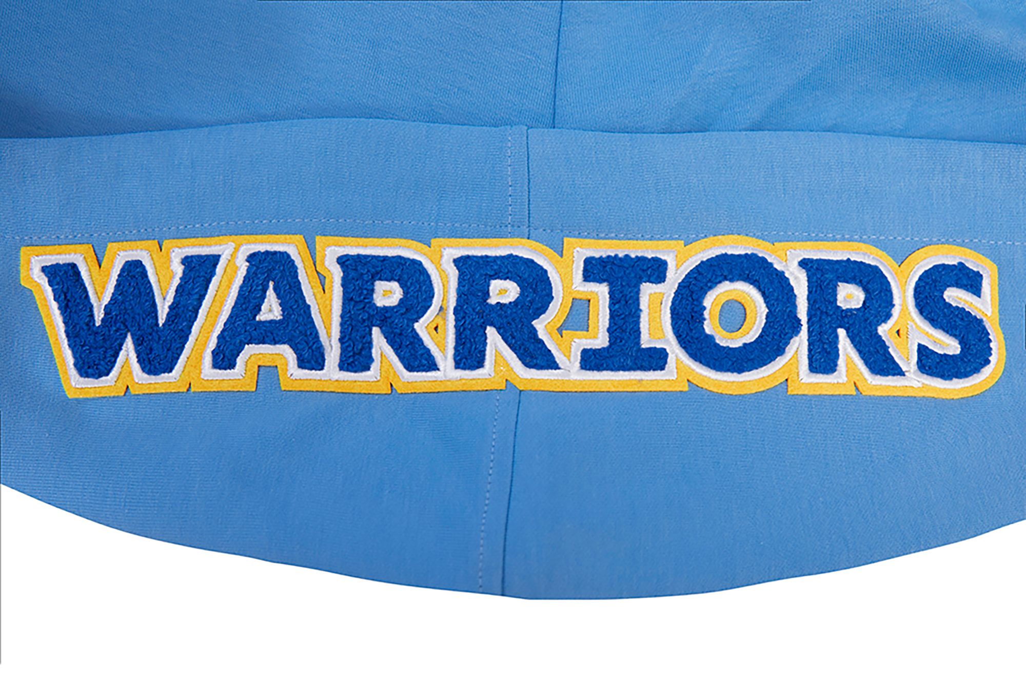 Pro Standard Men's Golden State Warriors Blue Chenille Full Zip Hoodie product image